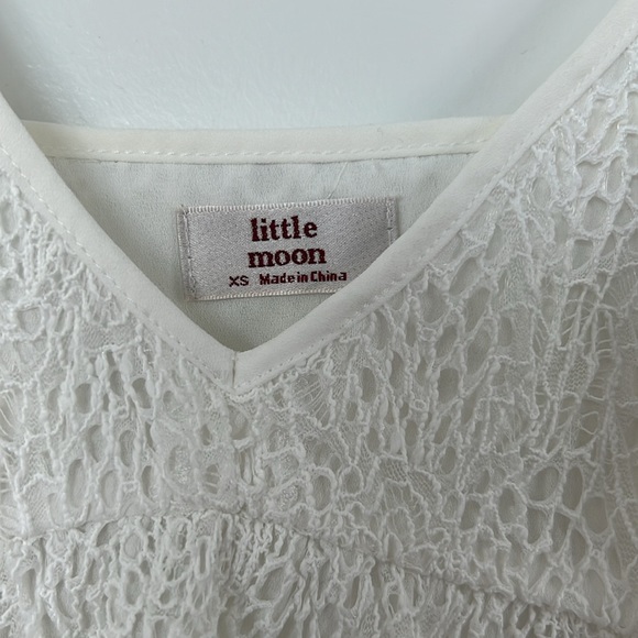 Little Moon cropped lace tank top - Picture 2 of 5